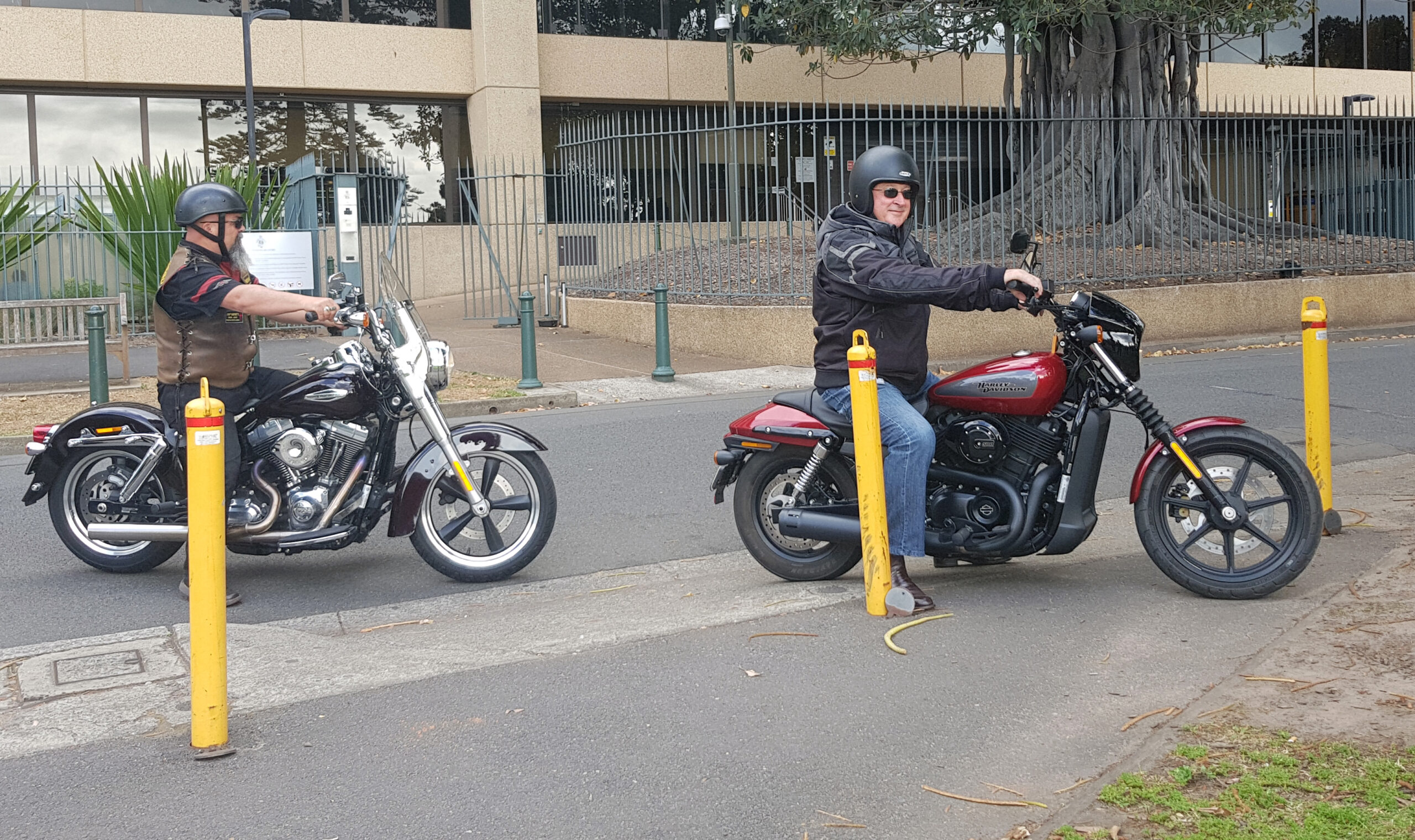 Bikers break bread with MPs