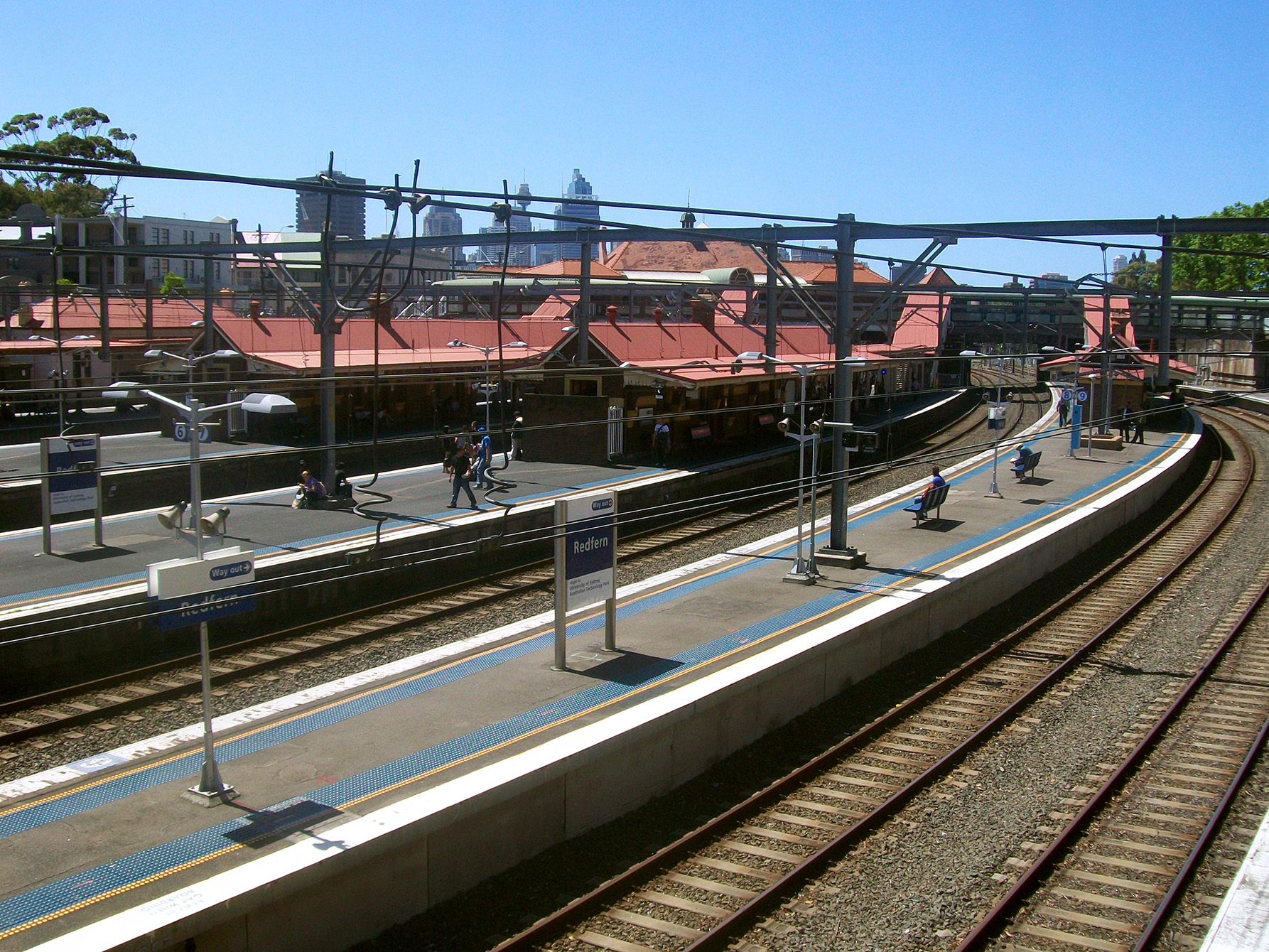 Redfern Station railroaded