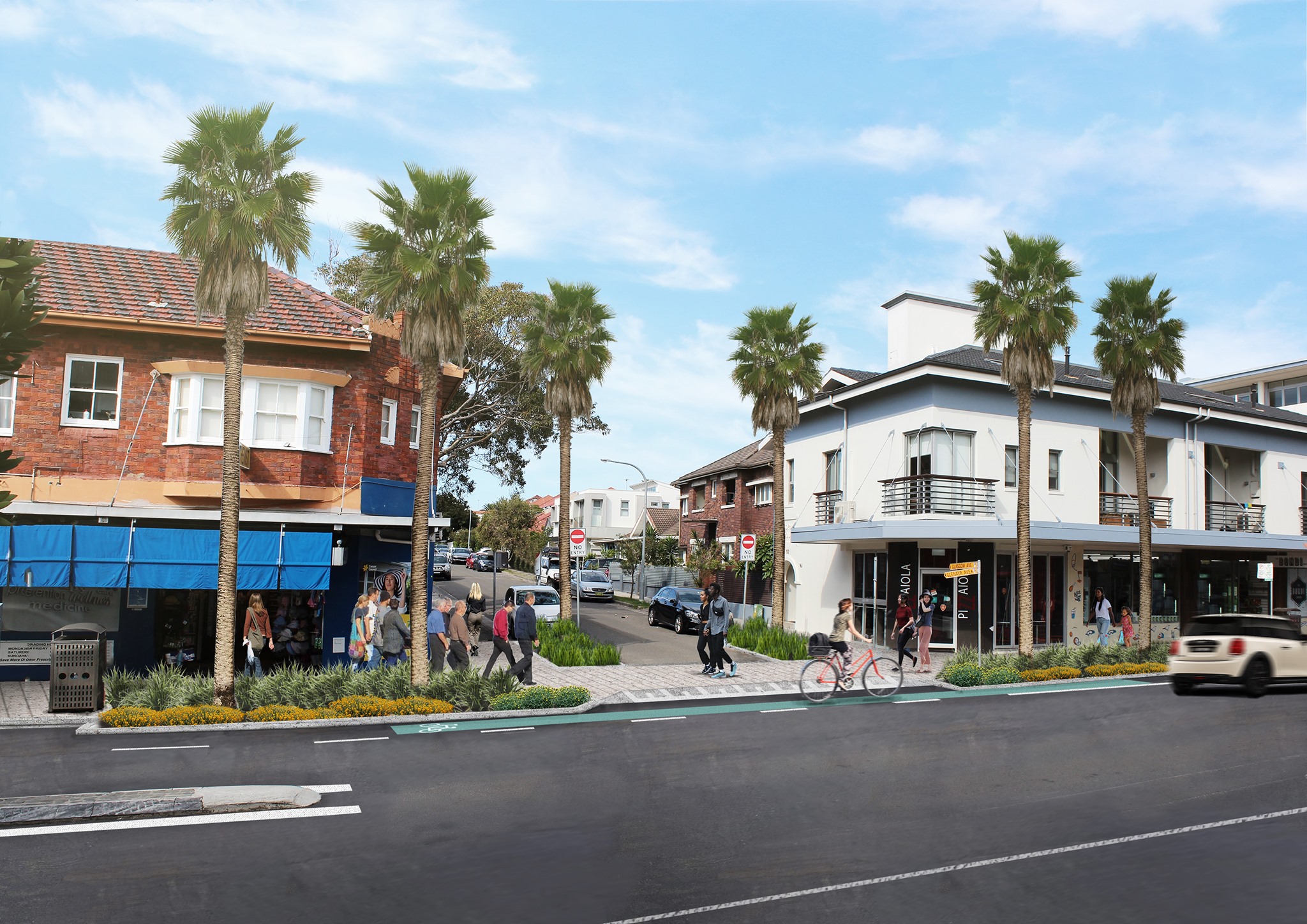 North Bondi streetscape works underway