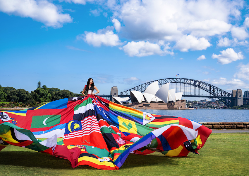 Amsterdam Rainbow Dress in Sydney