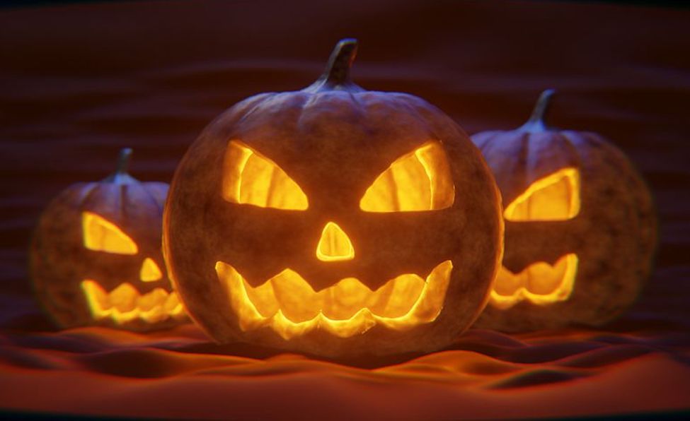 Halloween scene