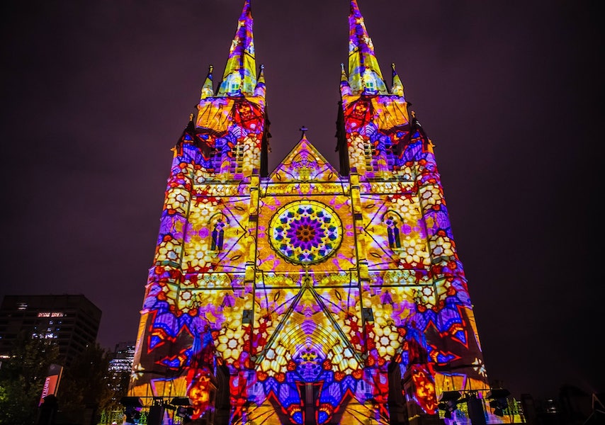 Projecting Christmas joy for the masses
