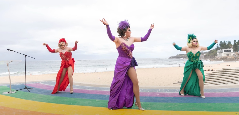 Randwick Pride launched at Coogee Beach with a splash of rainbow