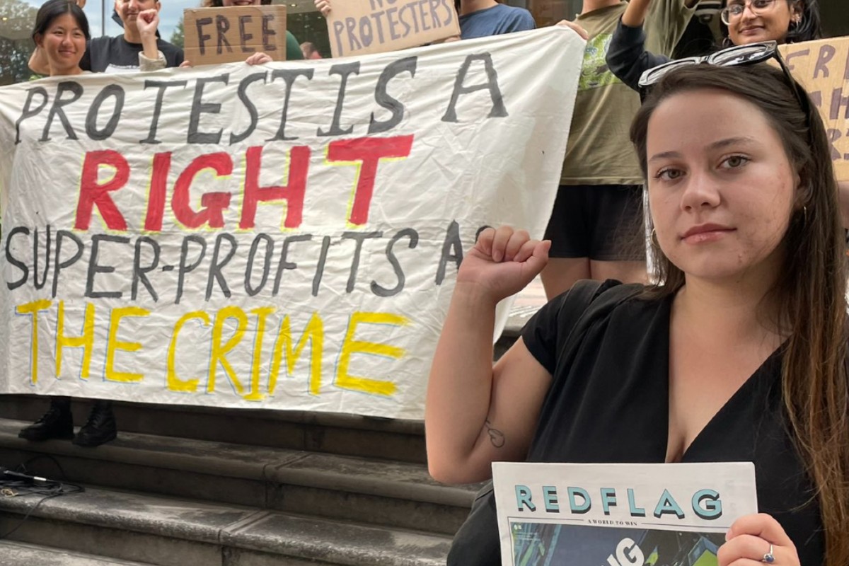 Right to protest defended at public forum
