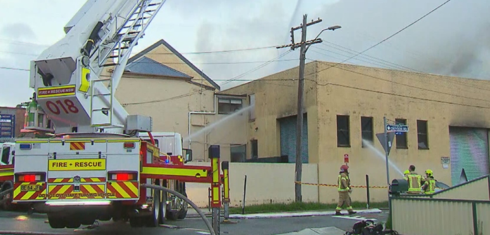 Massive fire at e-bike warehouse breaks out in Sydney’s inner west