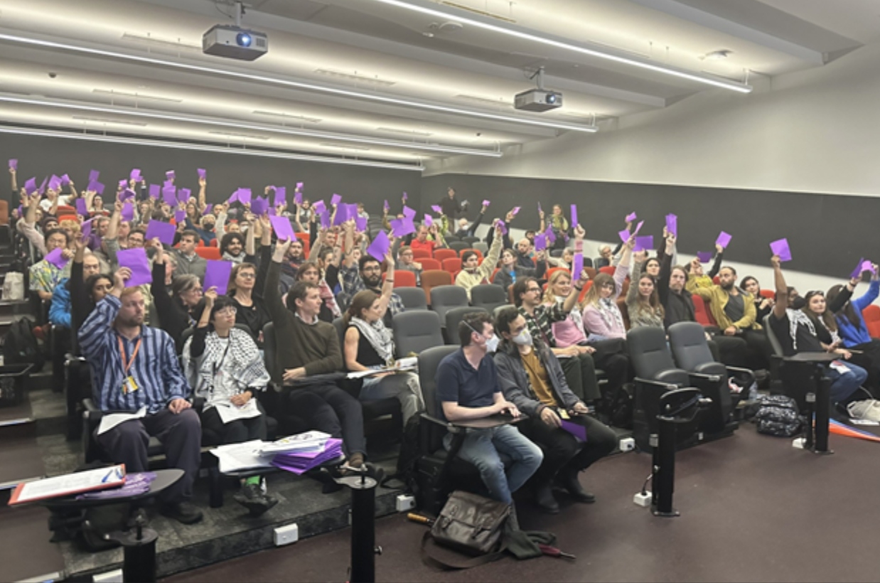 HISTORIC: National Tertiary Education Union votes yes for academic boycott of Israeli universities