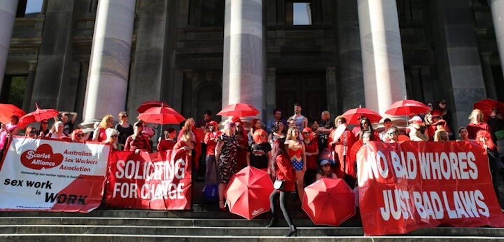 Sydney Brothel Strike, Protester Allegedly Assaulted