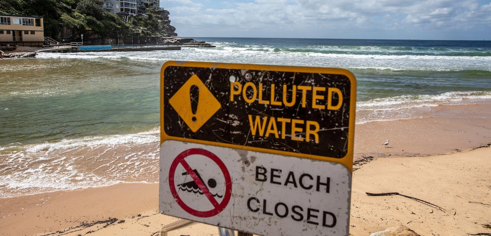 Swimmers Urged to Stay Off Sydney Beaches Due To Contamination Risk & Shark Activity