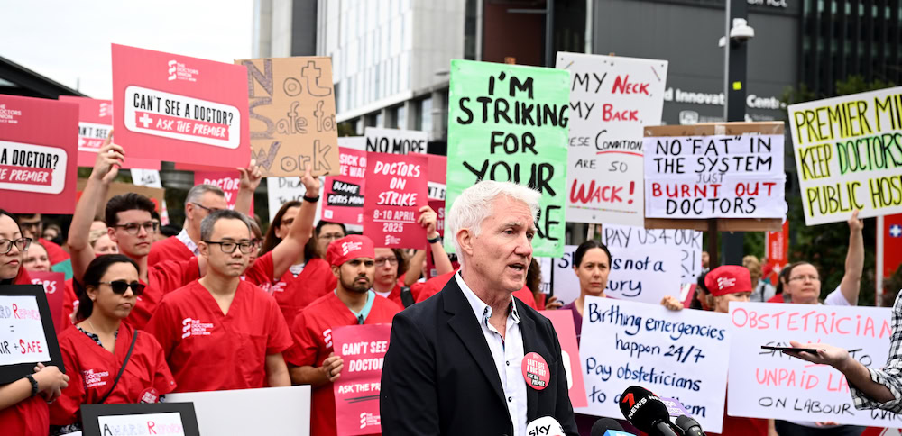 Junior Doctors Offered $2000 A Day To Cover Shifts As NSW Doctors Strike Begins