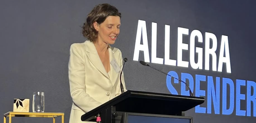 Allegra Spender Recognised For Tenacious Work On Tax Reform