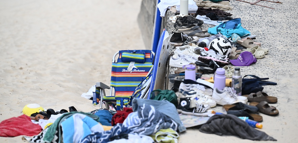 Bondi Lifeguards Gather Personal Belongings To Give Back To Owners