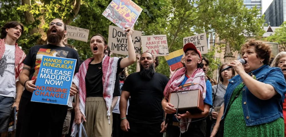 Three Arrested At Sydney Venezuela Protest On Sunday Evening