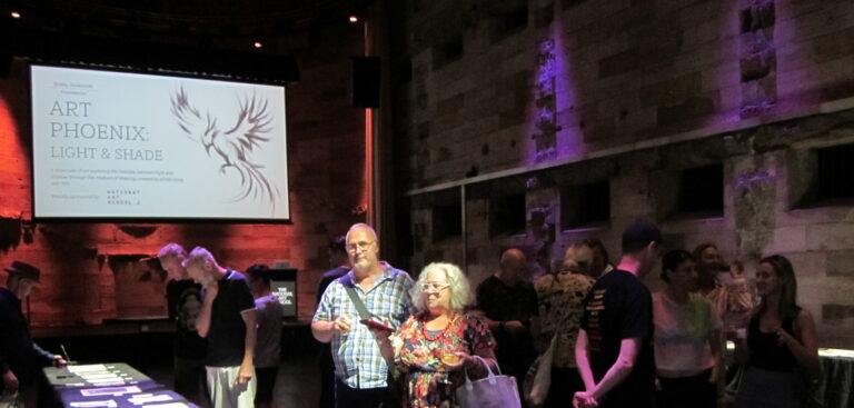 Audience at an Art Phoenix exhibition.