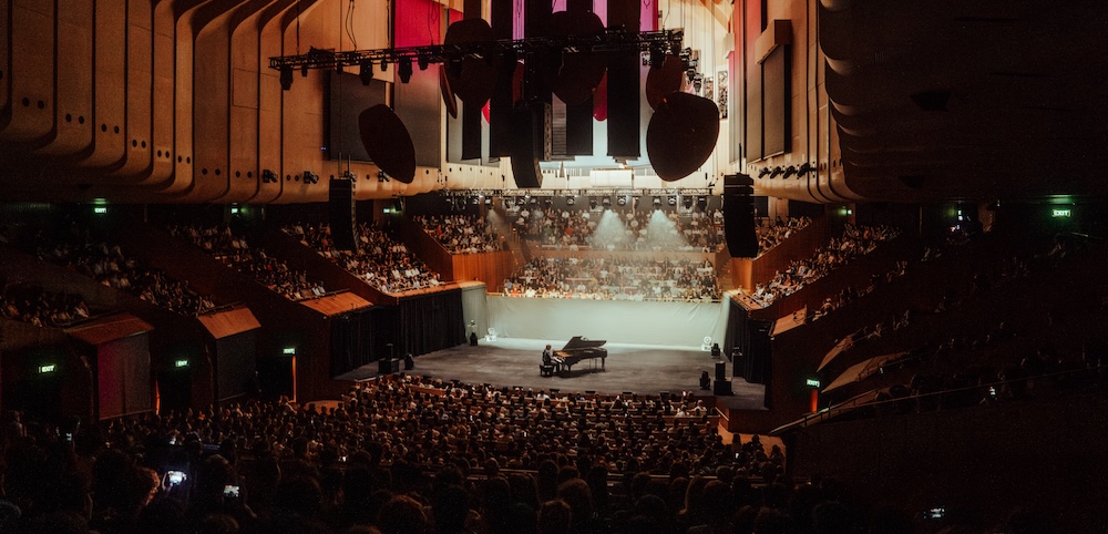 Cameron Winter Embraces The Light at The Sydney Opera House