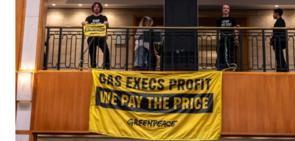 “Tax Gas Profits”: Activists Target Fossil Fuel Summit in Sydney CBD