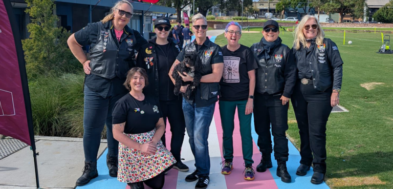 Inner West trans solidarity footpath