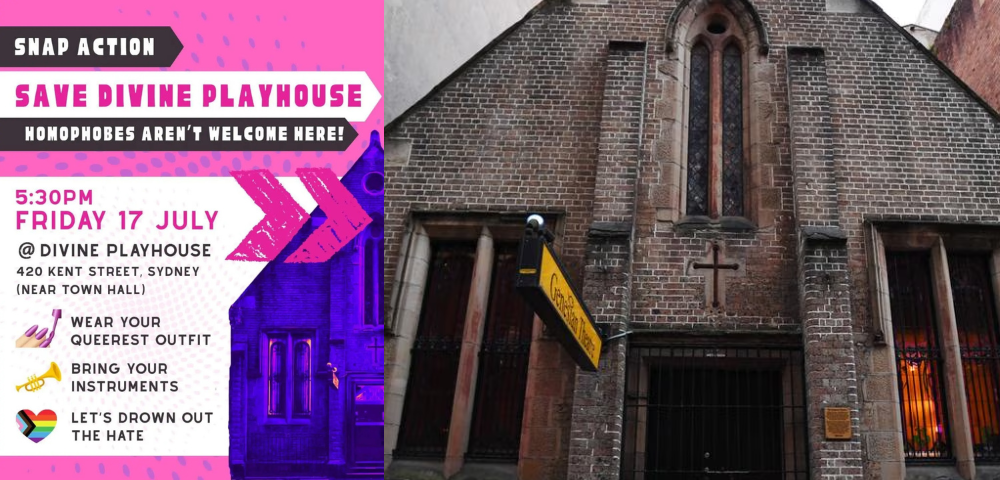 A Snap Rally Has Been Organised To Protest The Divine Playhouse Eviction