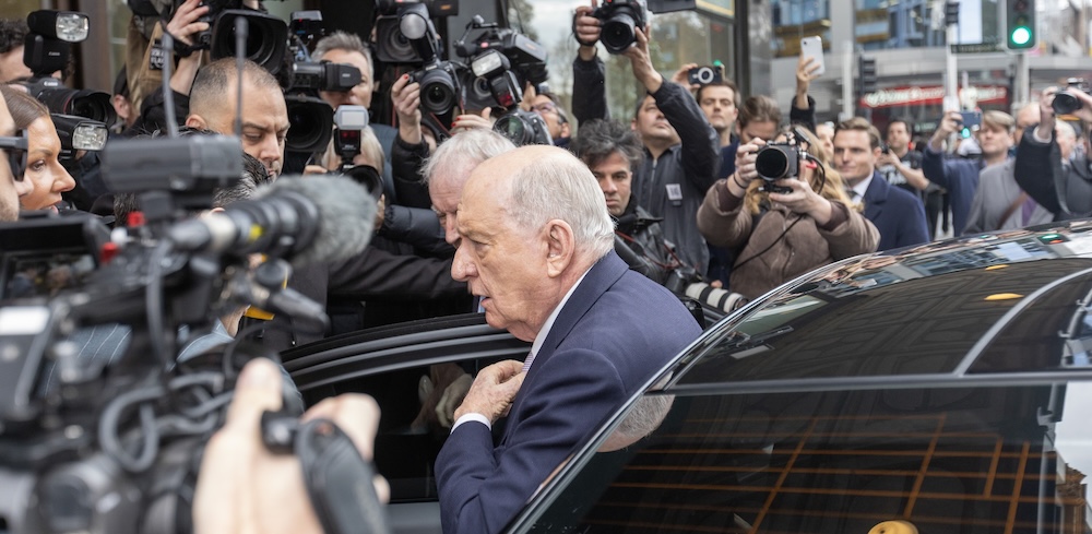 Alan Jones Appears For First Day Of Criminal Trial Alleging Indecent Assault Of Young Men