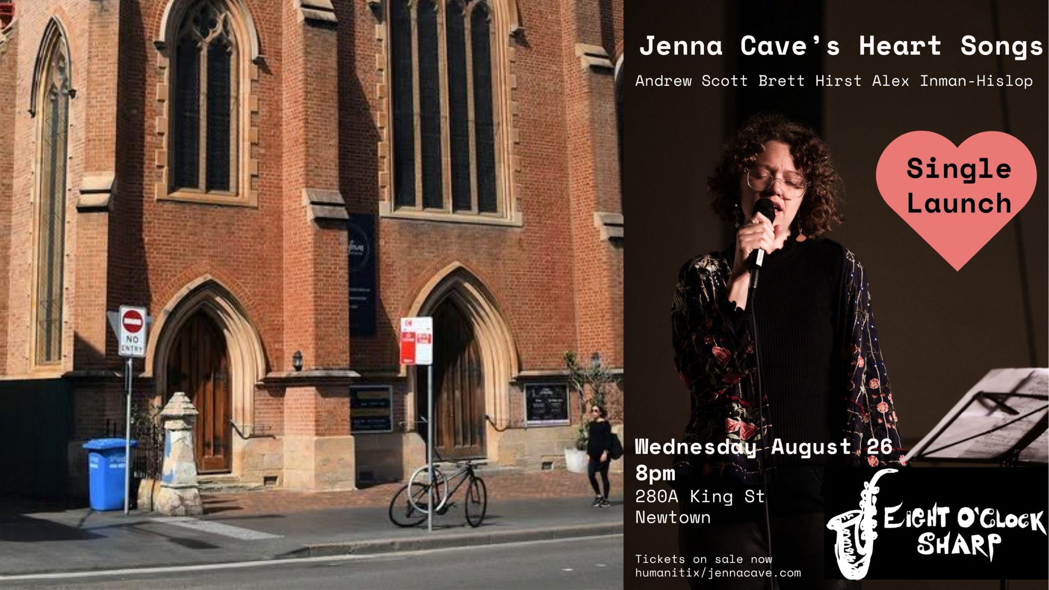 Jenna Cave To Launch Single At Intimate Newtown Jazz Venue, ‘Eight O’Clock Sharp’