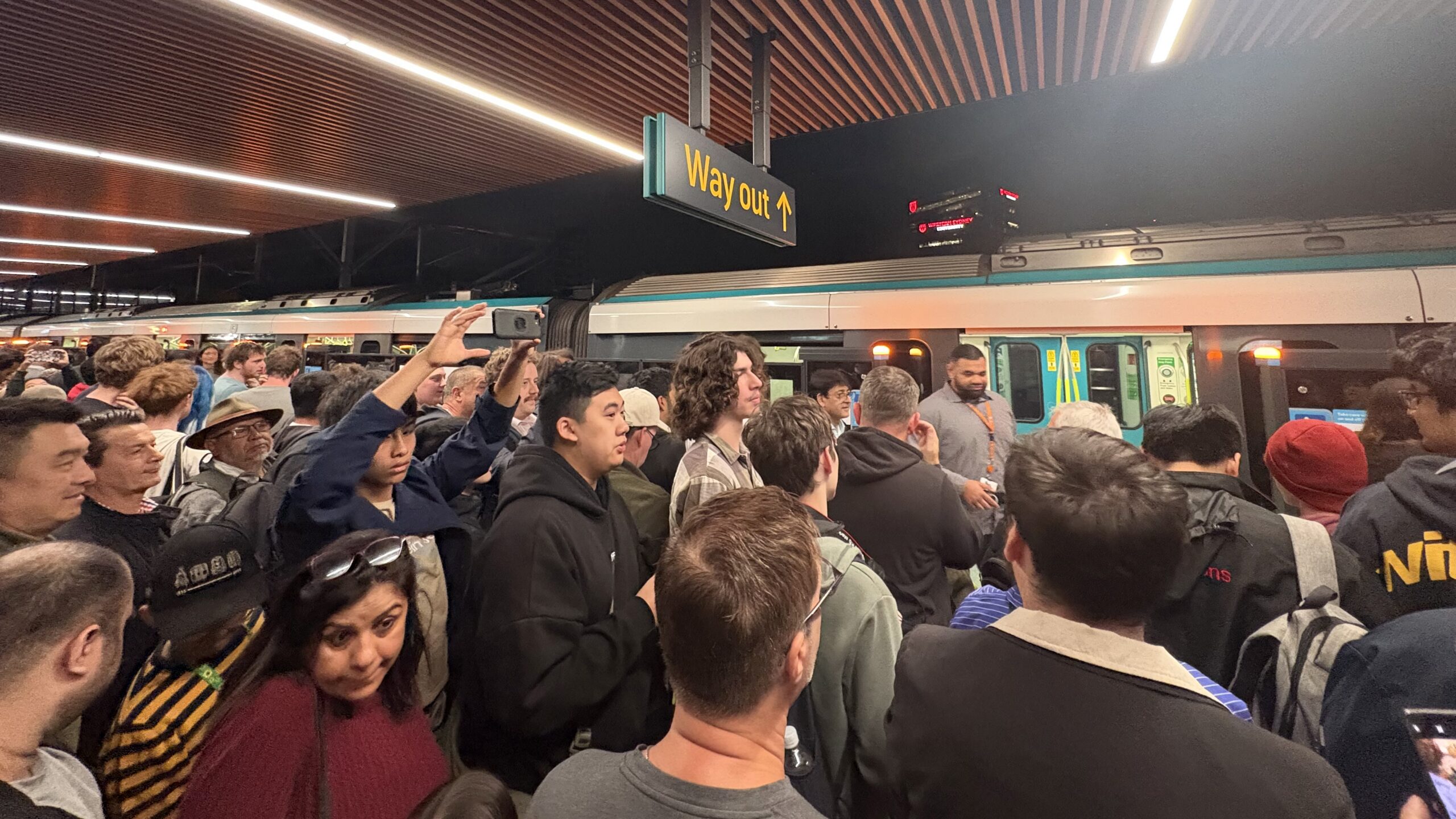 The First Metro Train From Bankstown