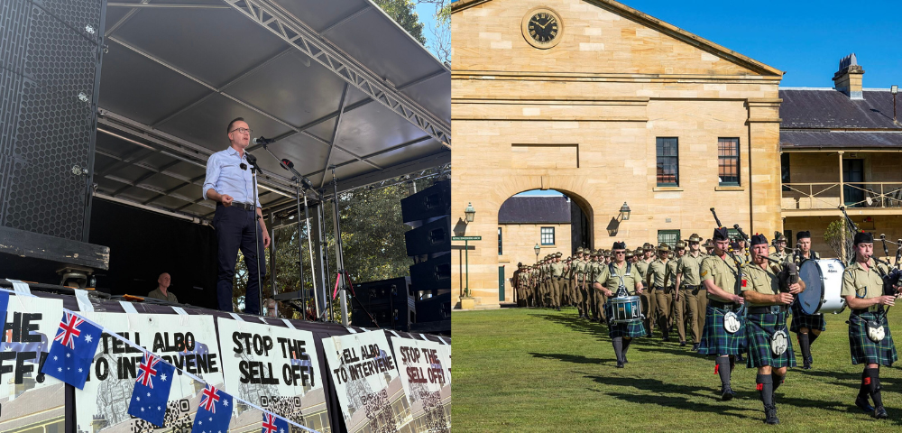 Political Foes Unite At Rally To “Save” Victoria Barracks