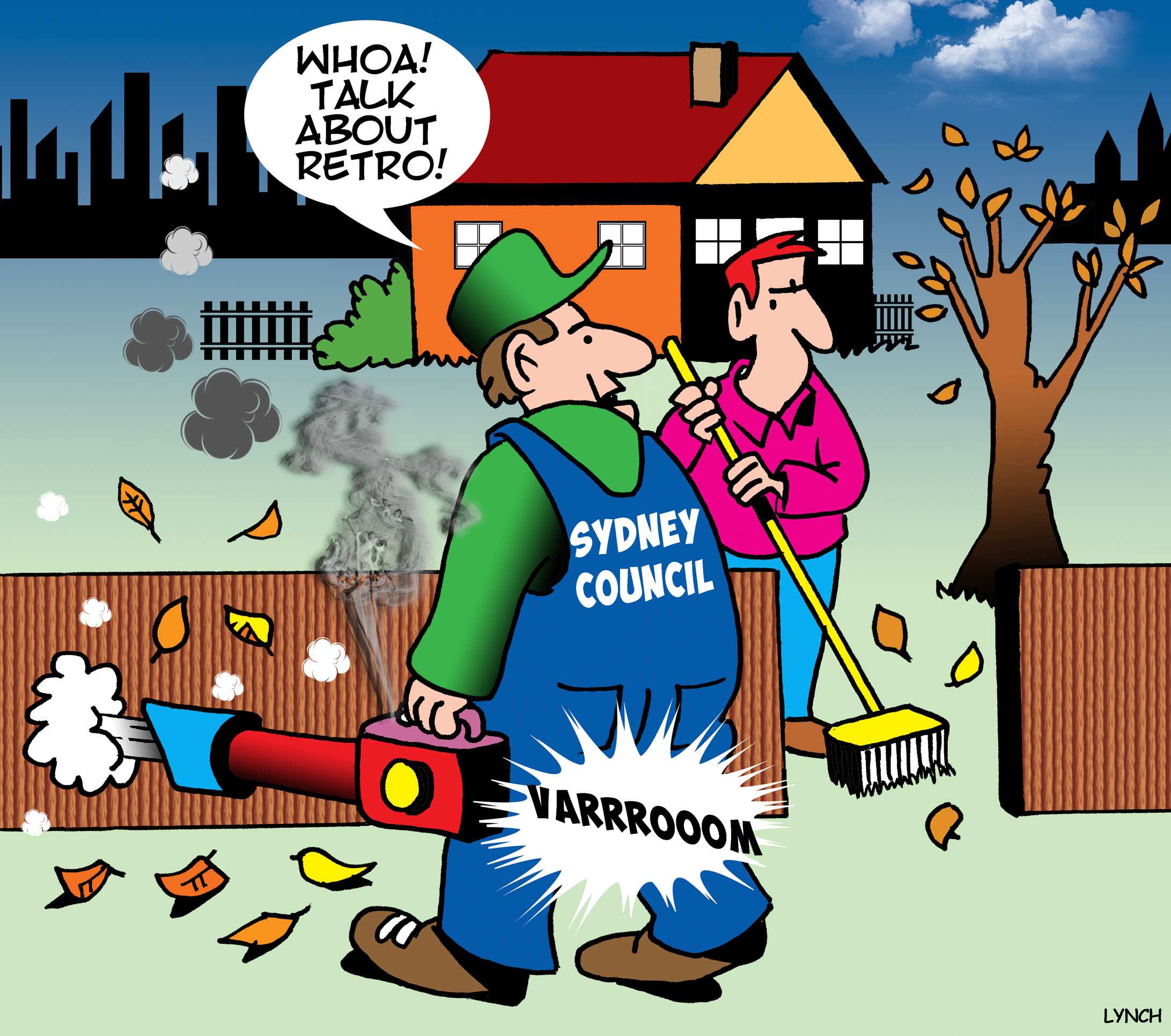 Blowing hot air : leaf blowers are the new urban evil