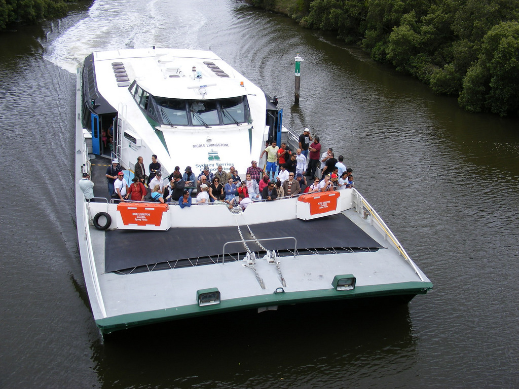 Glebe ferry floated