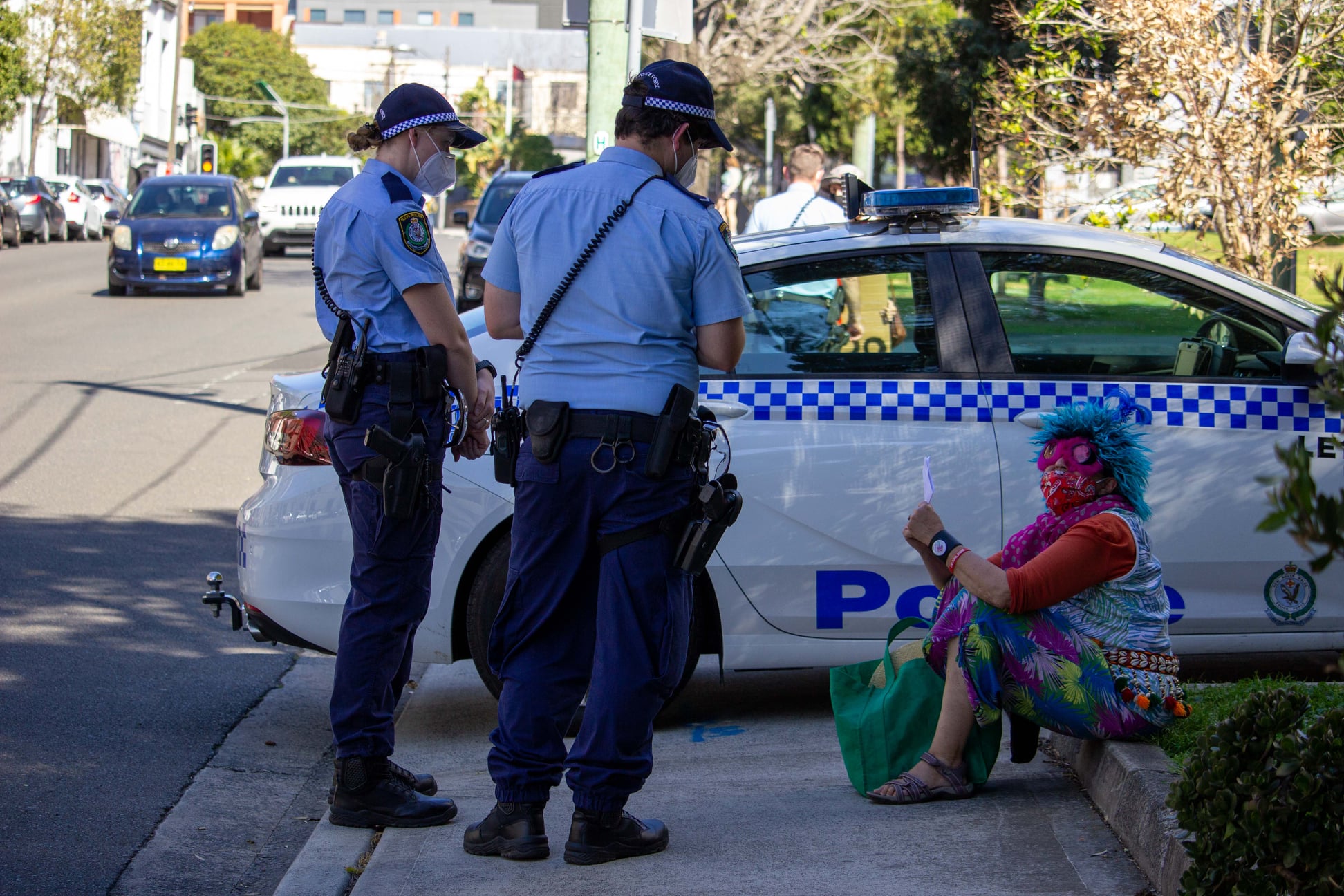 Camperdown Social Housing residents protest over-policing and rent control while under hard COVID-19 lockdown