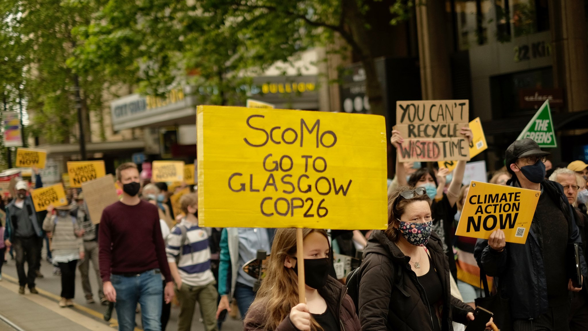 Student climate protesters take the fight online, some return to the streets