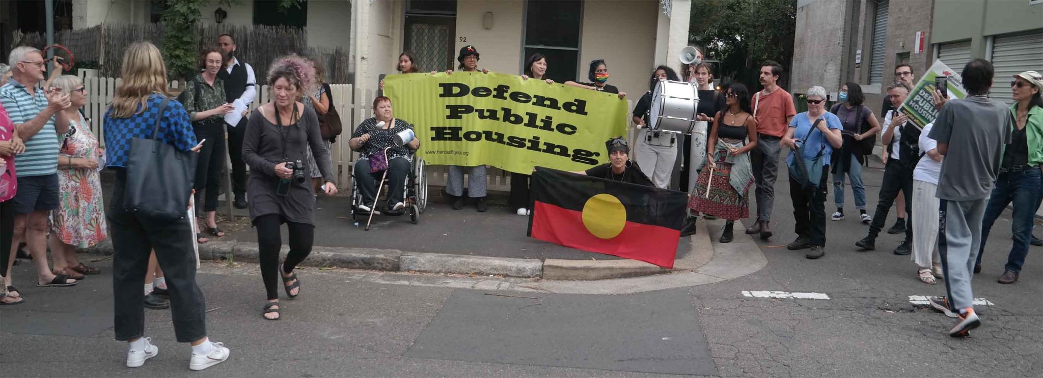 Community takes action against increasing destruction of public housing in the inner city