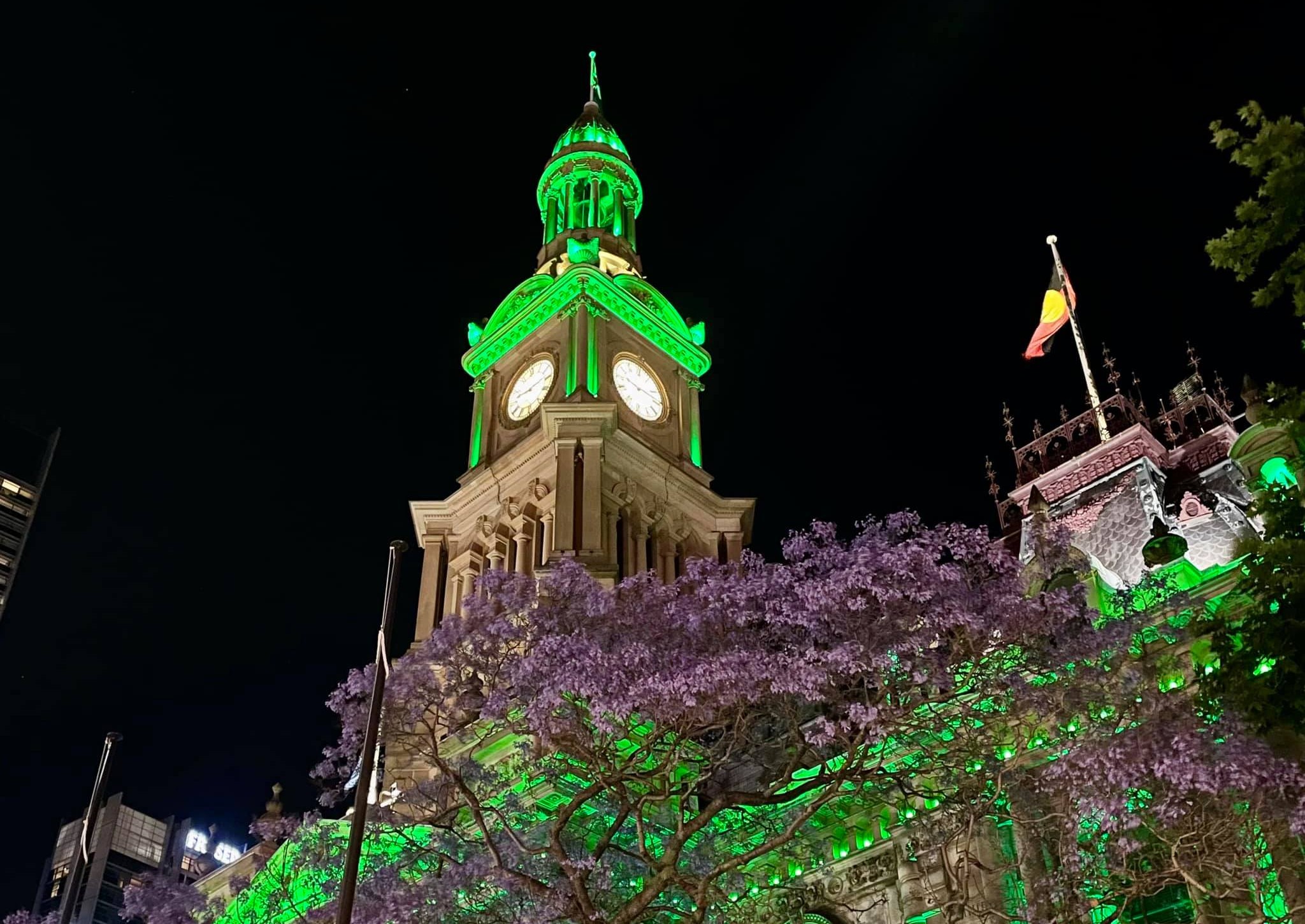 Sydney goes green for COP26, as Scott Morrison stumbles in Glasgow