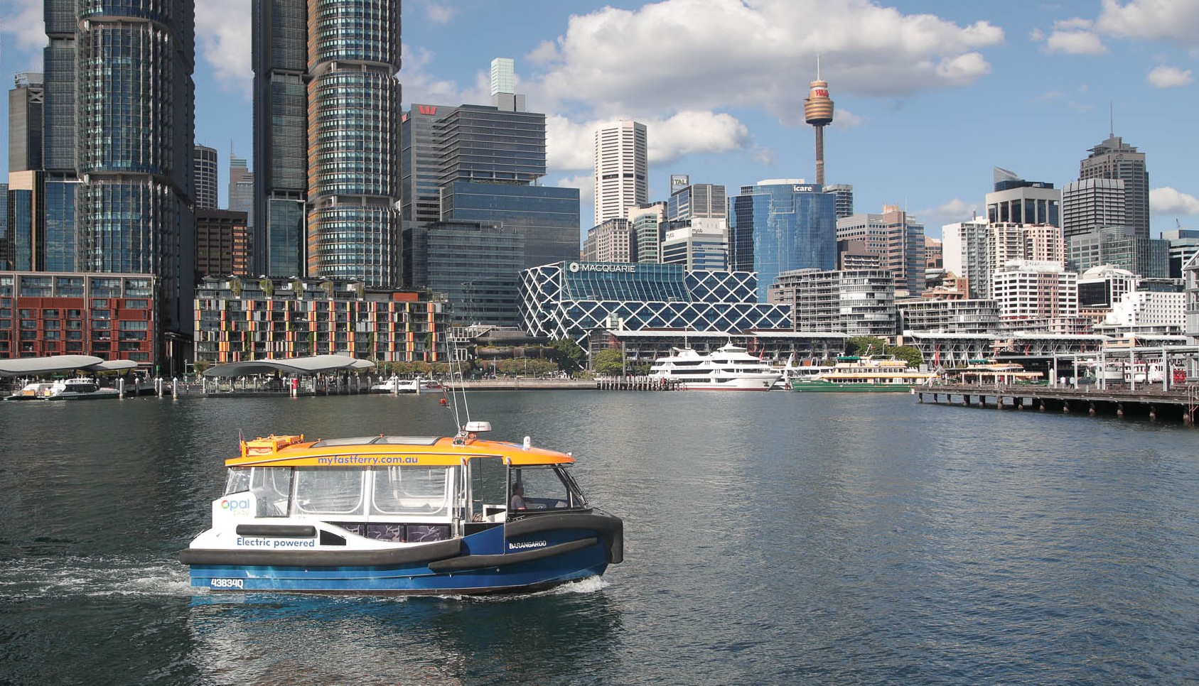New electric ferry tests the waters between Barangaroo and Pyrmont