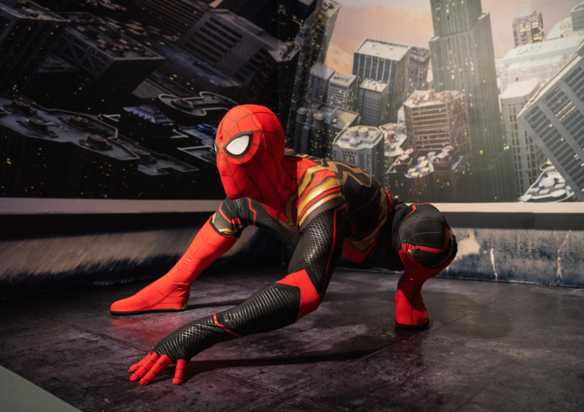 Spider-Man scales the rooftops at Madame Tussaud’s