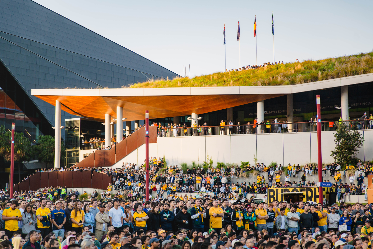 Perrottet and Sydneysiders hail success of Darling Harbour live site despite Socceroos’ World Cup defeat to Argentina