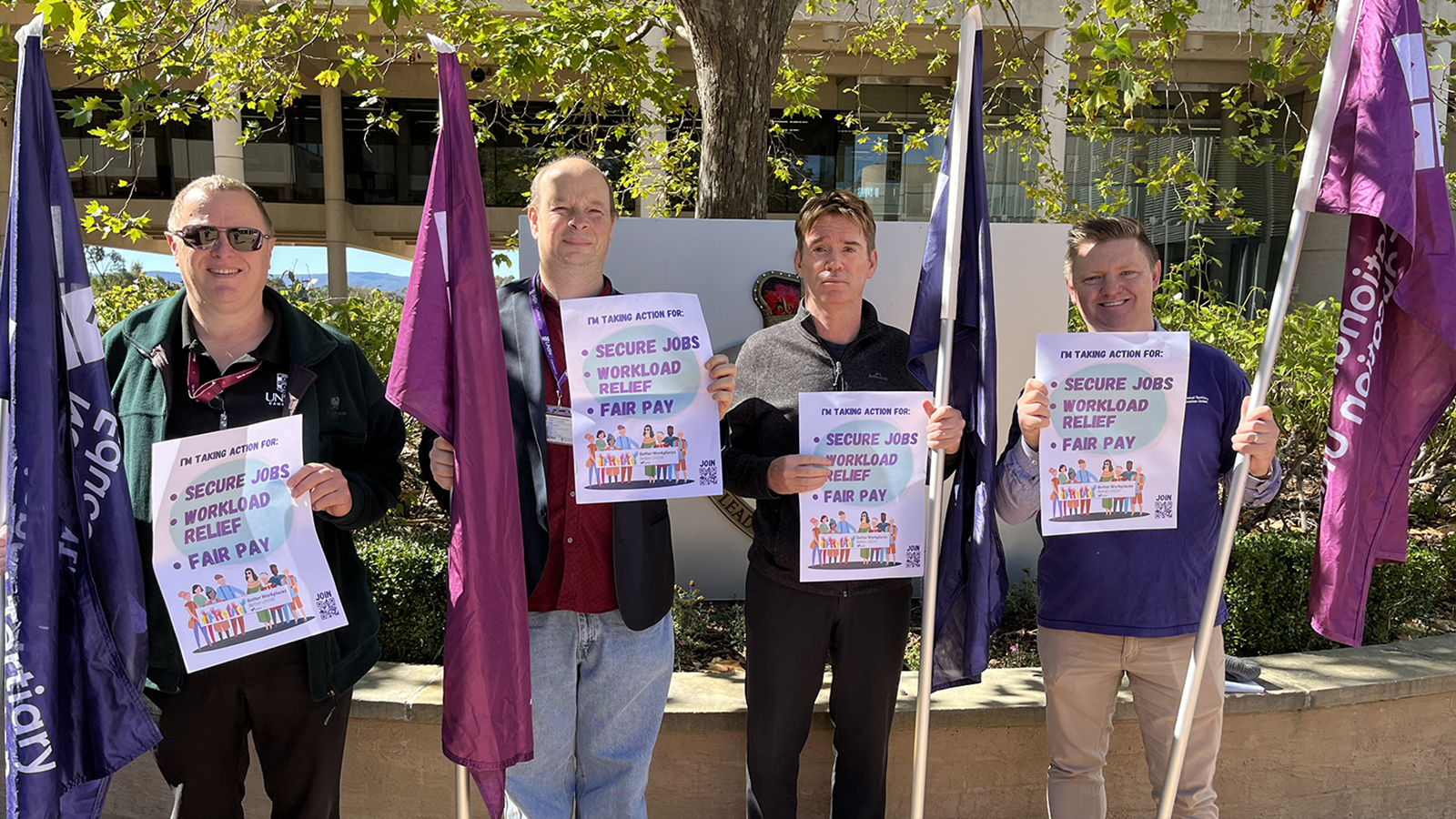 UNSW staff to stop work for 1 hour every day in strike for fair pay