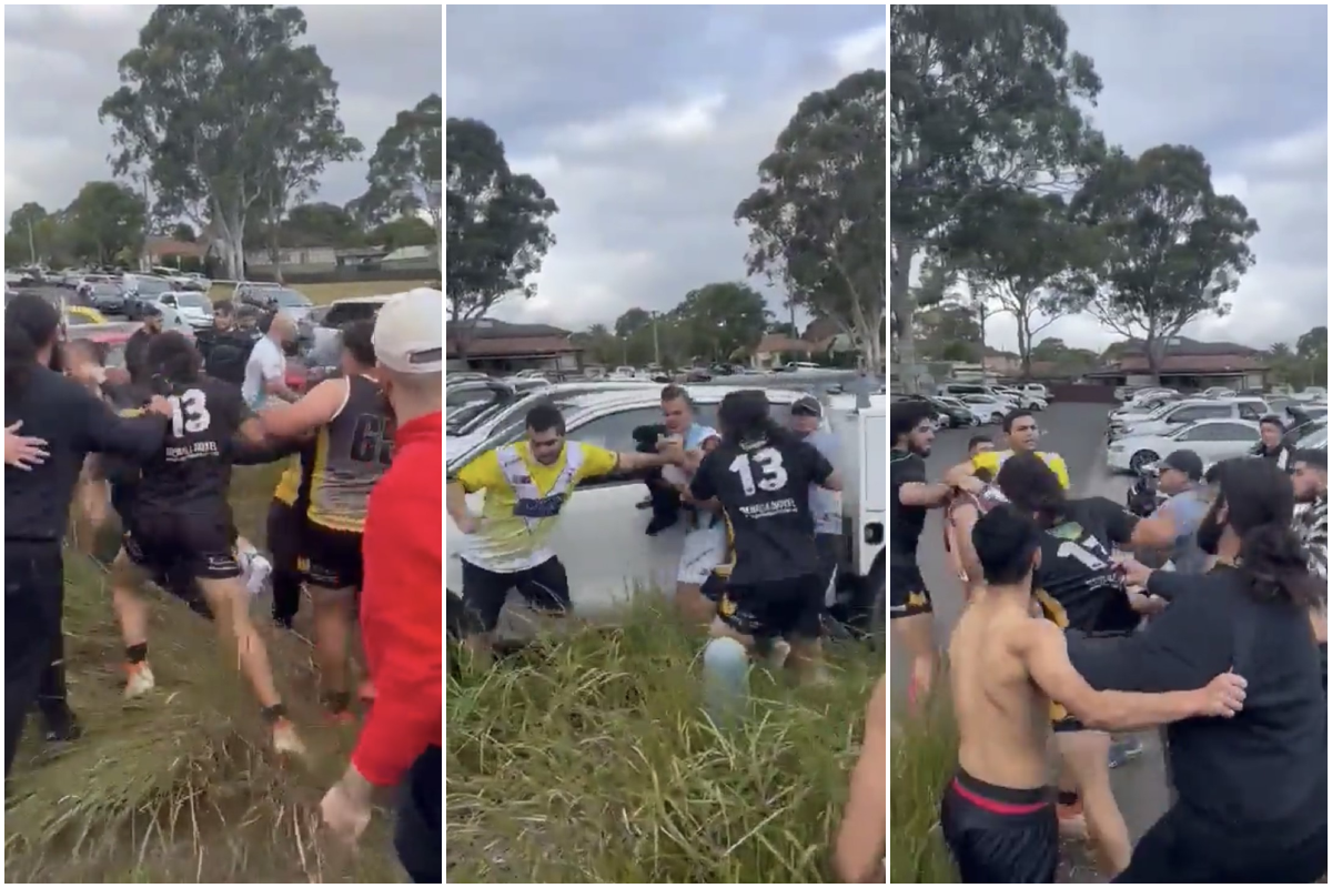 Man charged after A-grade footy brawl erupts in Chester Hill
