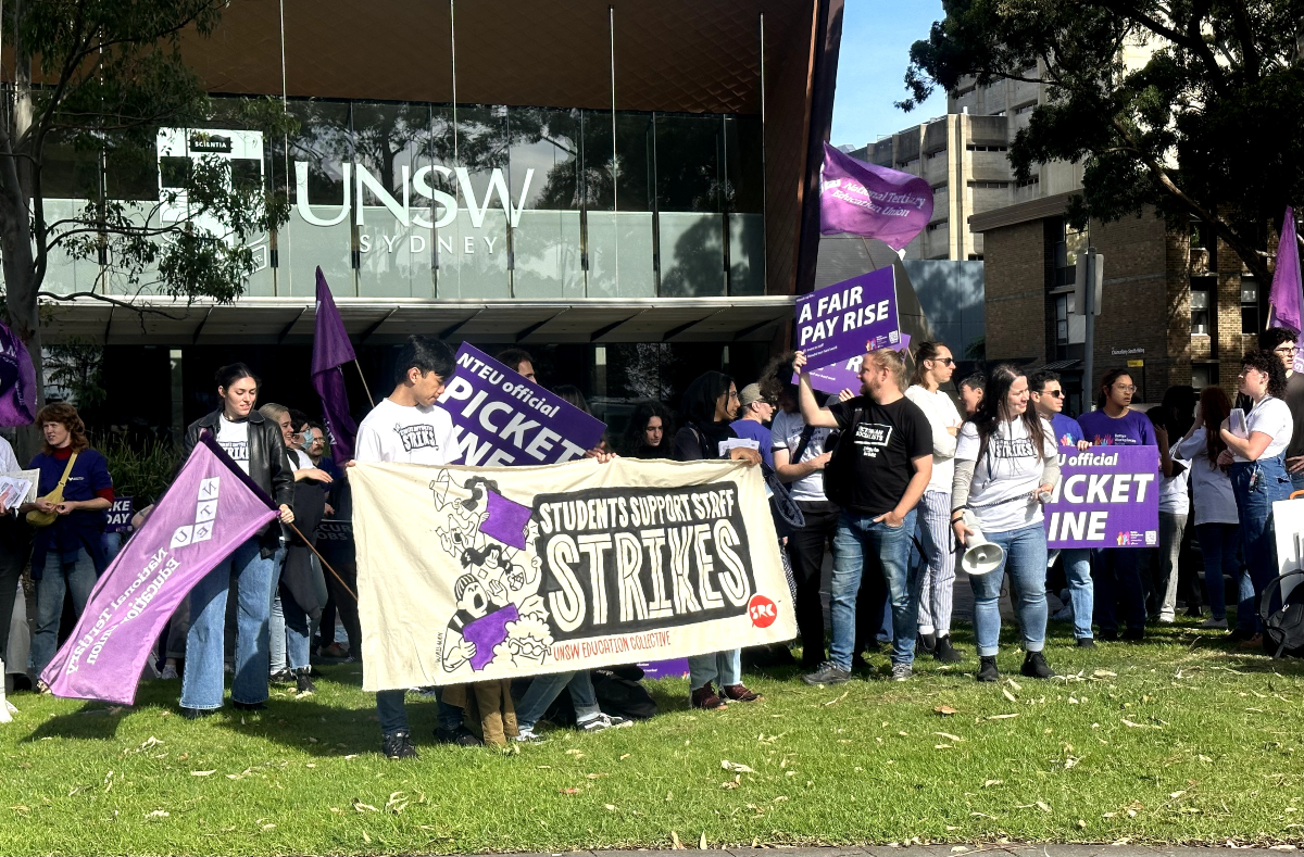 UNSW tertiary educators strike following increased workloads and insufficient pay