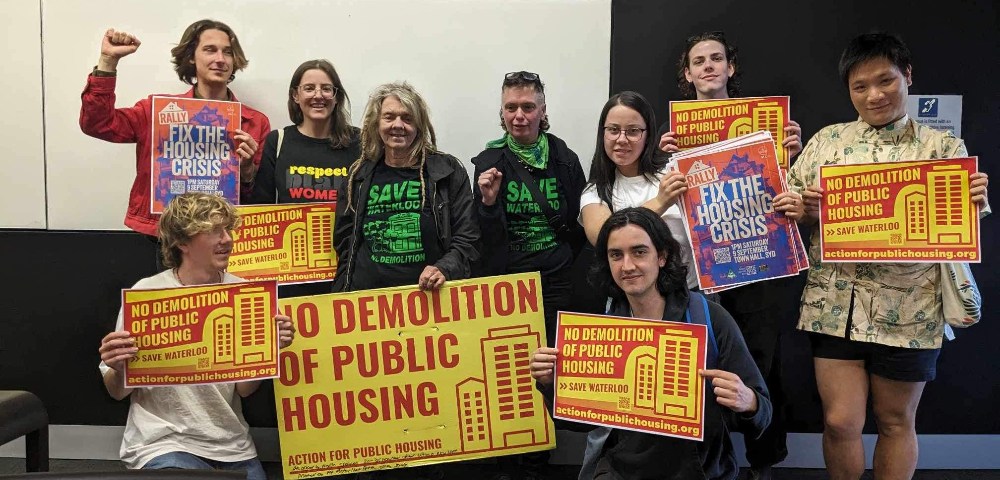 Community support coalesces around Waterloo public housing tenants at fiery speak-out
