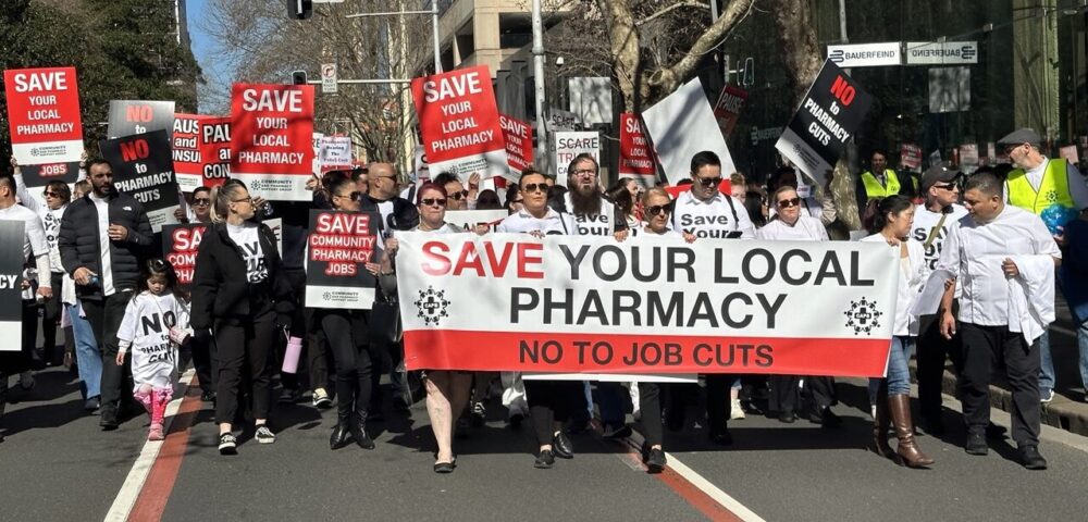 “Pause and consult”: Pharmacists protest impending medication dispensation reforms