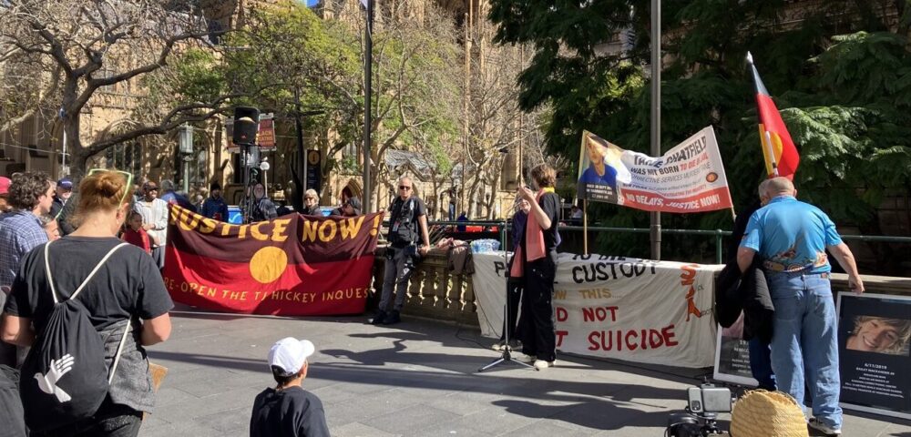 First Nations advocates gather in Sydney against Indigenous deaths in custody