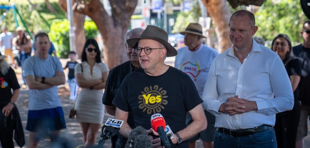 “A positive vote for change”: Political leaders final push for the Indigenous Voice Referendum
