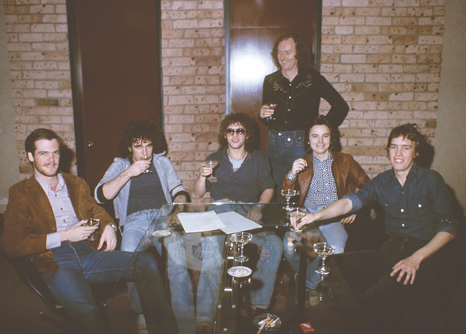 Ringside with Cold Chisel manager Rod Willis