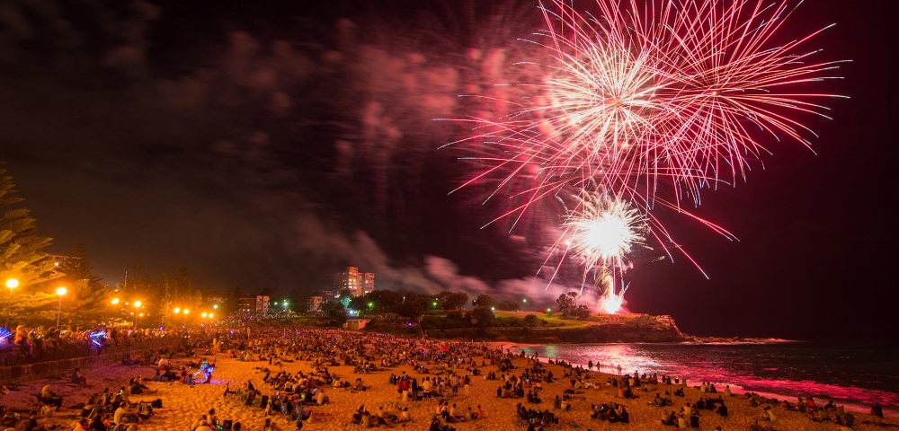 Bringing in the New Year at Coogee Beach