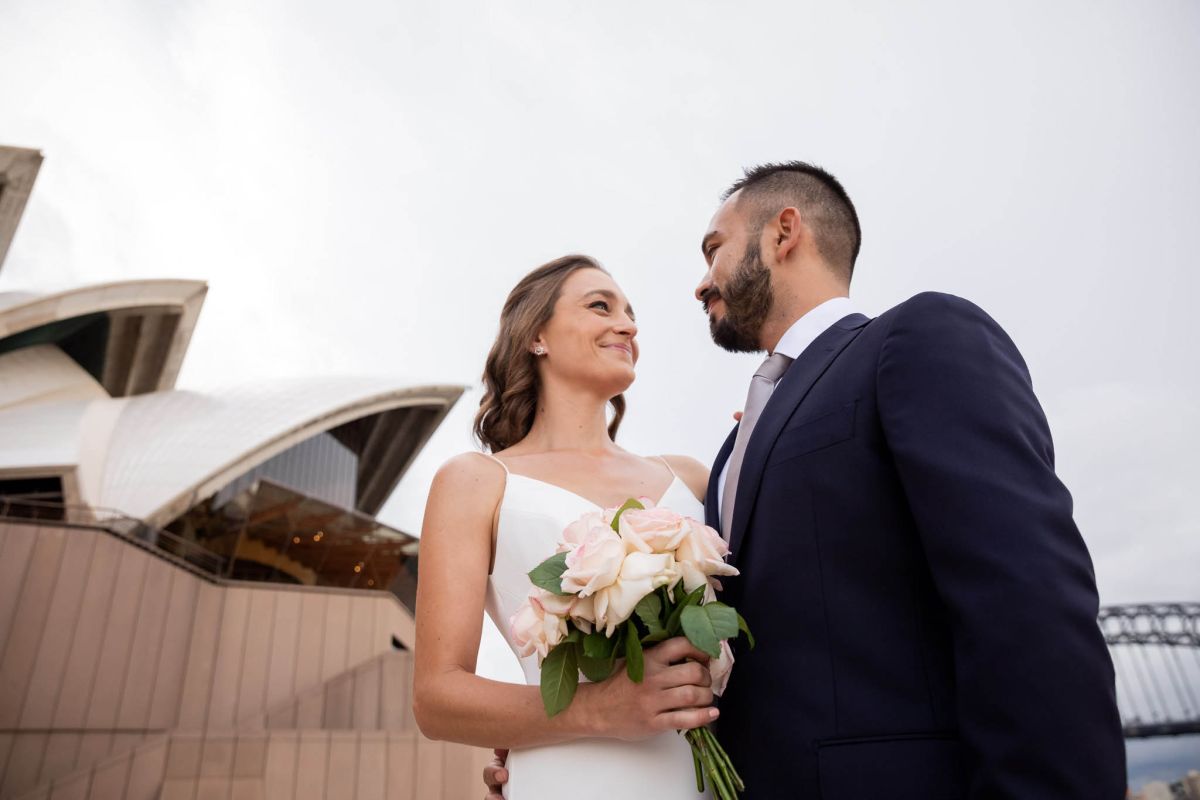 33 micro weddings to take place at Sydney Opera House today
