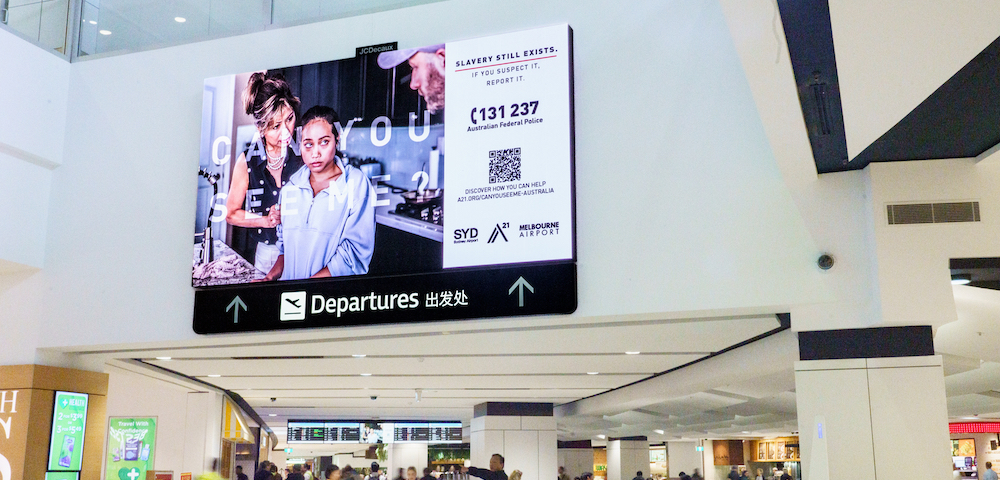 A New Campaign In Aussie Airports Is Fighting Staggering Rise in Human Trafficking