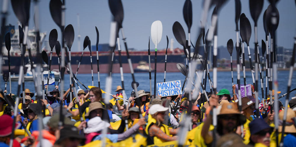 City of Sydney Calls For Repeal of Tough Protest Laws, Backs Rising Tide Climate Change Protesters